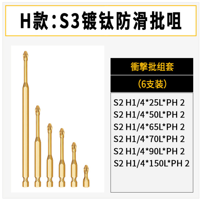 Screwdriver Bit Set S3 Tool Steel