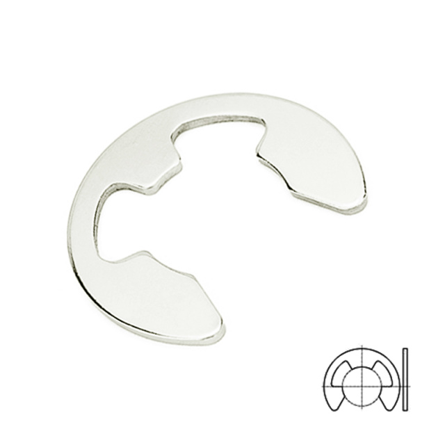 GB 896 Open Circlip Φ4 65Mn Spring Steel