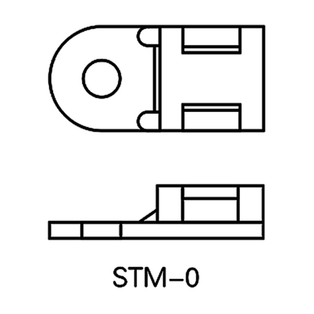 Cable Tie Mount STM-0 PA66 Nylon