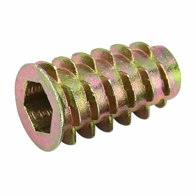 Threaded Insert Nut M5x10 Zinc Alloy