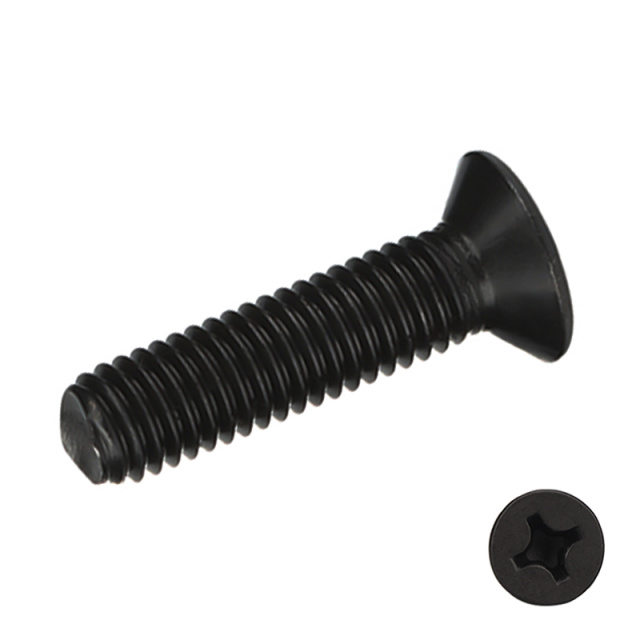 YB 819 Cross Recess Countersunk Screw (Yuebiao) M1.0x3 1010A Carbon Steel