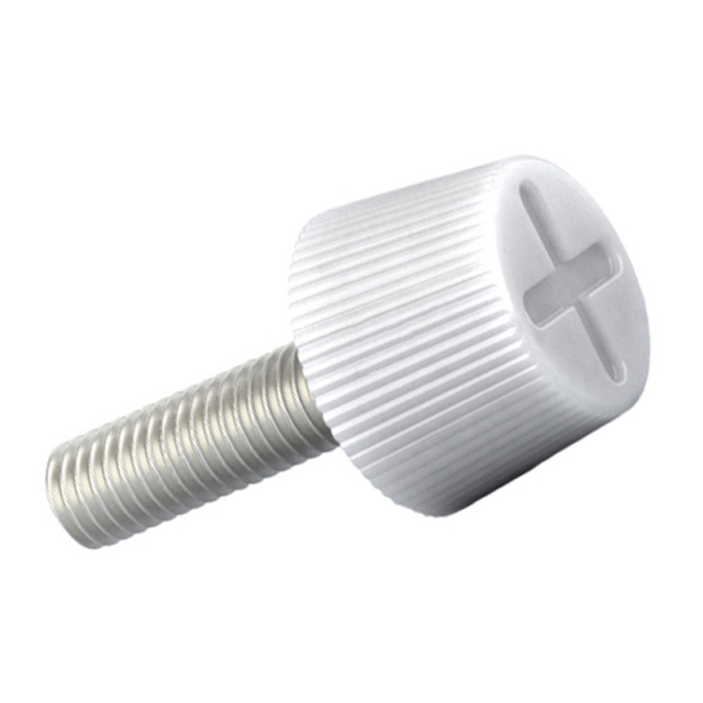 Ladder Thumb Screw (Plastic Cap) M4x16 PP + Q195 Steel