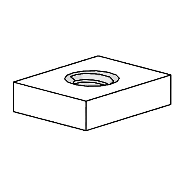 Rectangular Nut Q235 Carbon Steel