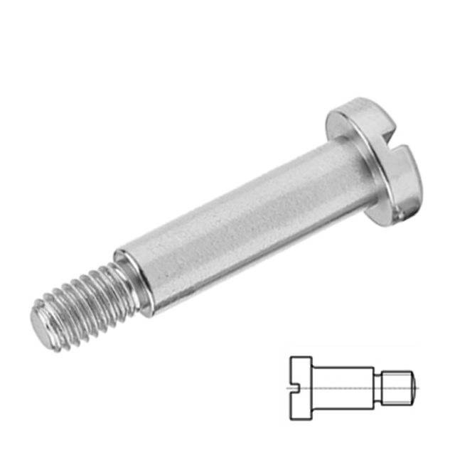 GB 830 Slotted Cheese Head Shoulder Screw Φ10-M8x80 304 Stainless Steel