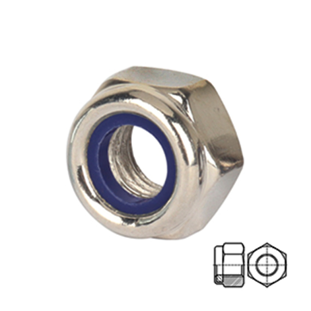 DIN 985 Lock Nut M2 Q195 Carbon Steel