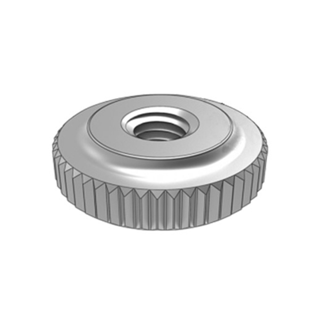 GB 807 Knurled Thin Nut M10 Q235 Carbon Steel