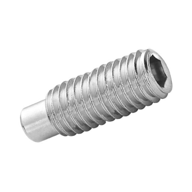 DIN 915 Socket Set Screw Flat Point M2x3 304 Stainless Steel
