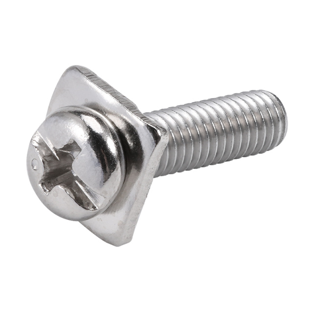 Square Washer Assembly Screw M5