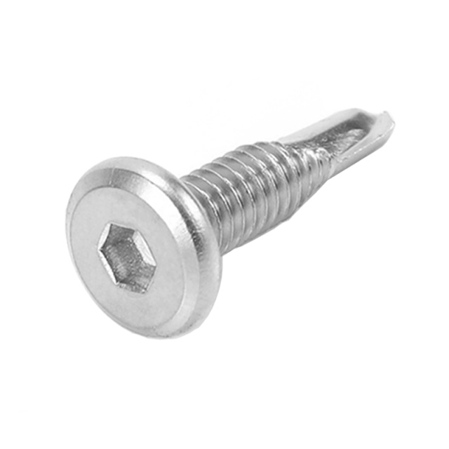 Flat Head Socket Self-Drilling Screw M5.2x50 410 Stainless Steel