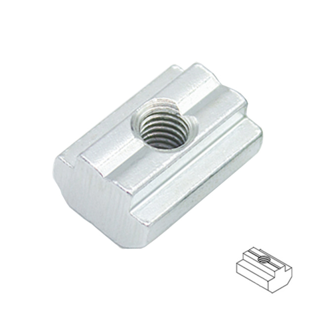 Slide Nut 30 Series M6 Q235 Carbon Steel