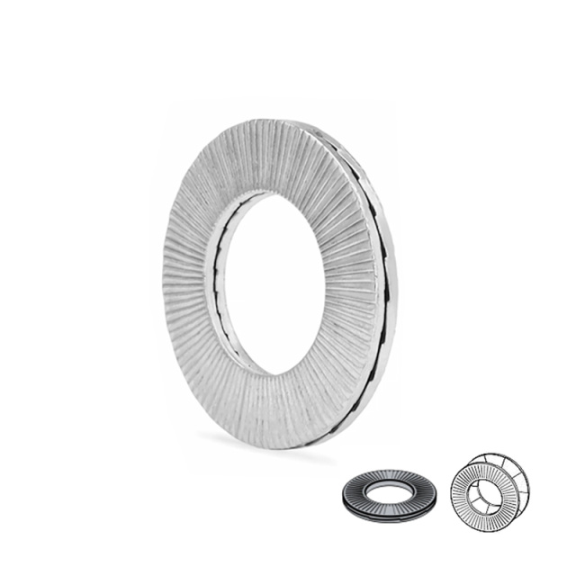 DIN 25201 Double Fold Self-Locking Washer 316 Stainless Steel