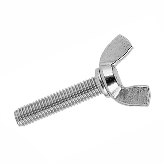 DIN 318 Wing Screw Square Wing M8x60 Q195 Carbon Steel