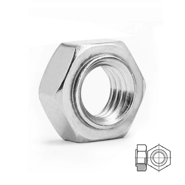 DIN 929 Weld Hex Nut M4 304 Stainless Steel