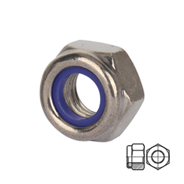 DIN 985 Lock Nut M2 Q195 Carbon Steel