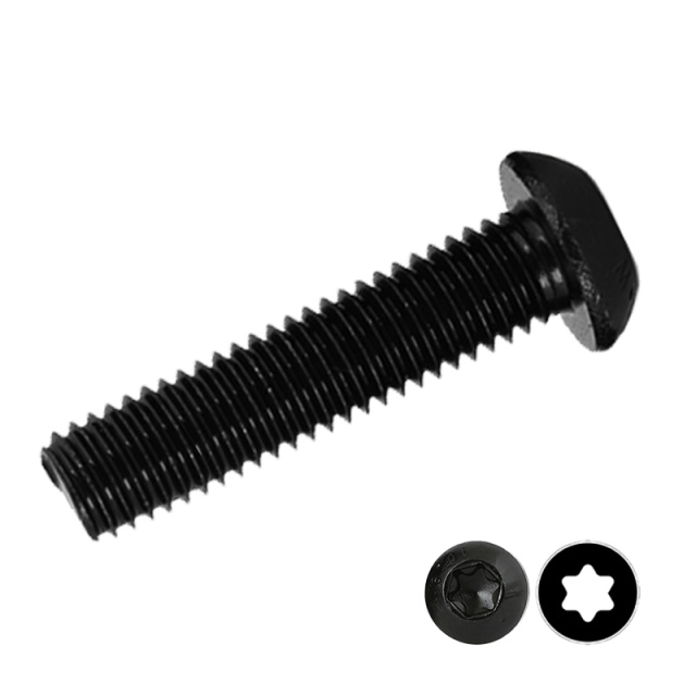 GB 2672 Torx Pan Head Screw Full Thread M5x16 10B21 Carbon Steel