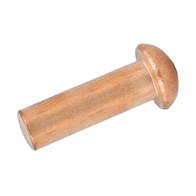 GB 867 Round Head Rivet M1.5x8 T2 Copper