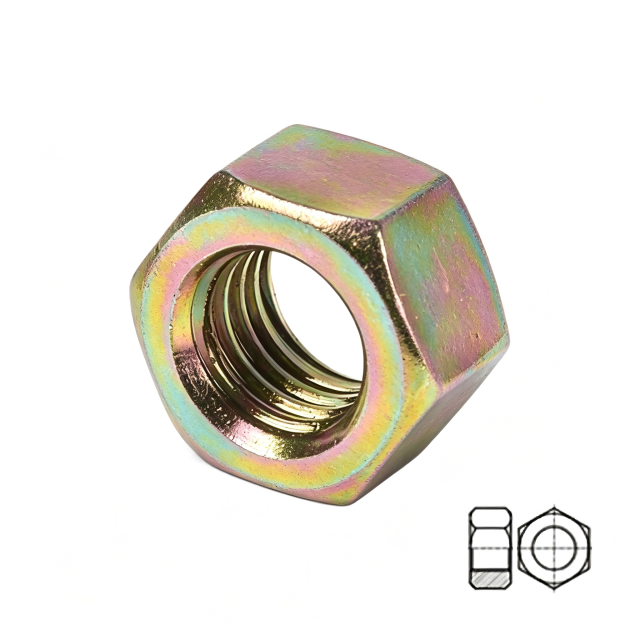 GB 6170 Hex Nut M16 35K Carbon Steel