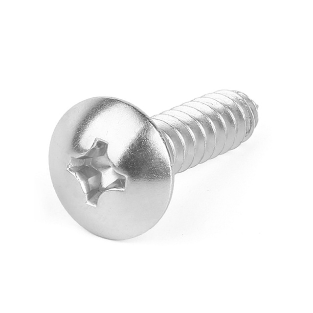 JISB 1122T Cross Recess Truss Head Self-Tapping Screw (TA) M6x80 316 Stainless Steel