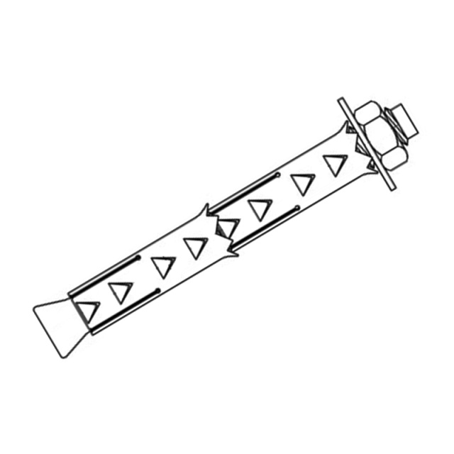 Aerated Concrete Anchor - External Expansion M12x150 Q235 Carbon Steel