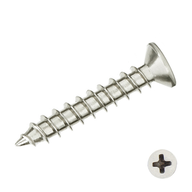 Cross Recess Countersunk Self-Tapping Screw (Cross Tip) M1.0x3 1010 Carbon Steel
