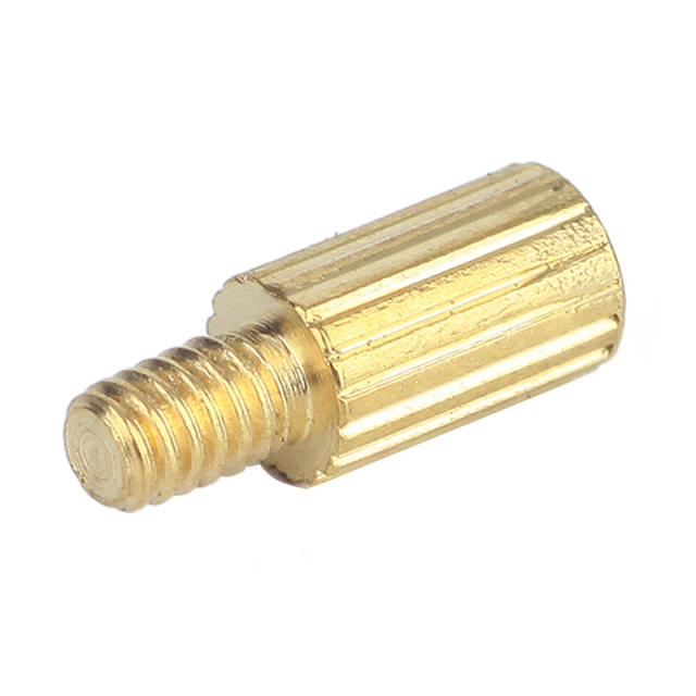 Round Standoff (Single End) M2x3 H58 Brass