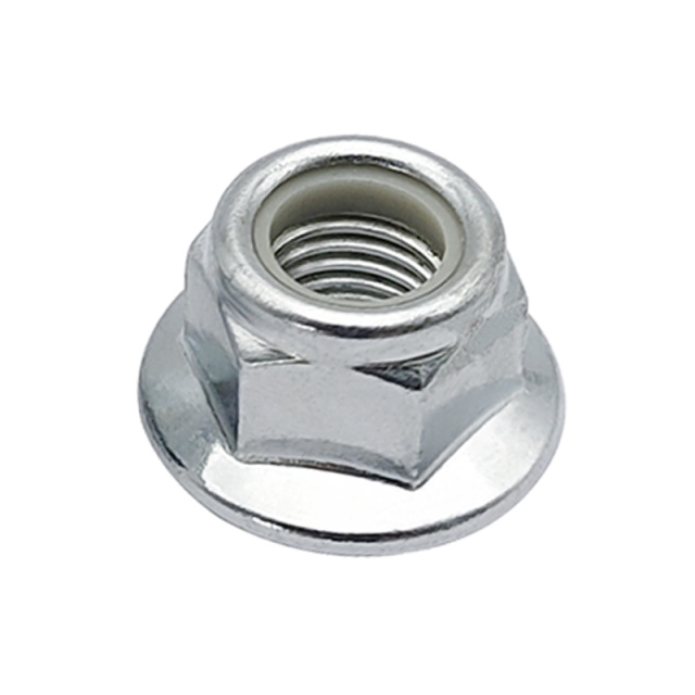 DIN 6926 Nylon Insert Flange Lock Nut M5 1008AL Carbon Steel