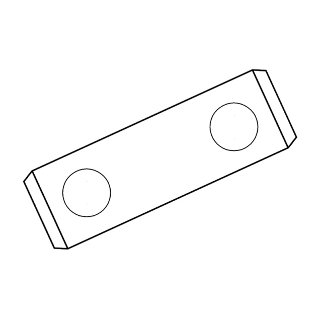 Perforated Dowel Pin M6x45 304 Stainless Steel