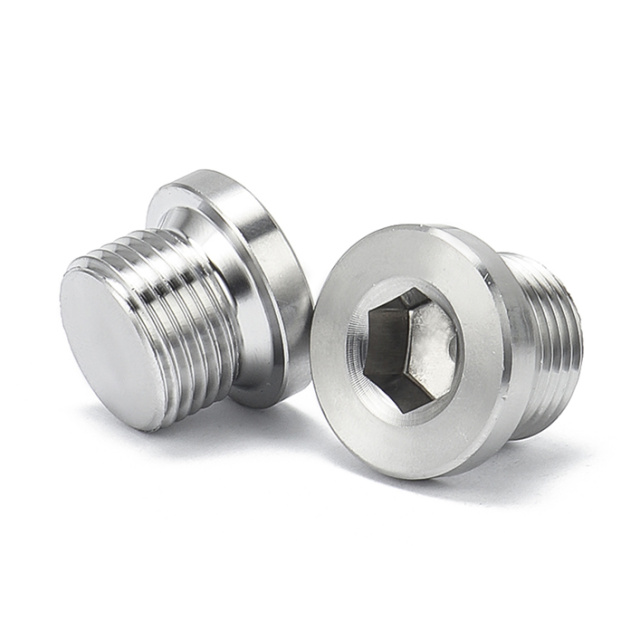 Flange Socket Plug M8 304 Stainless Steel