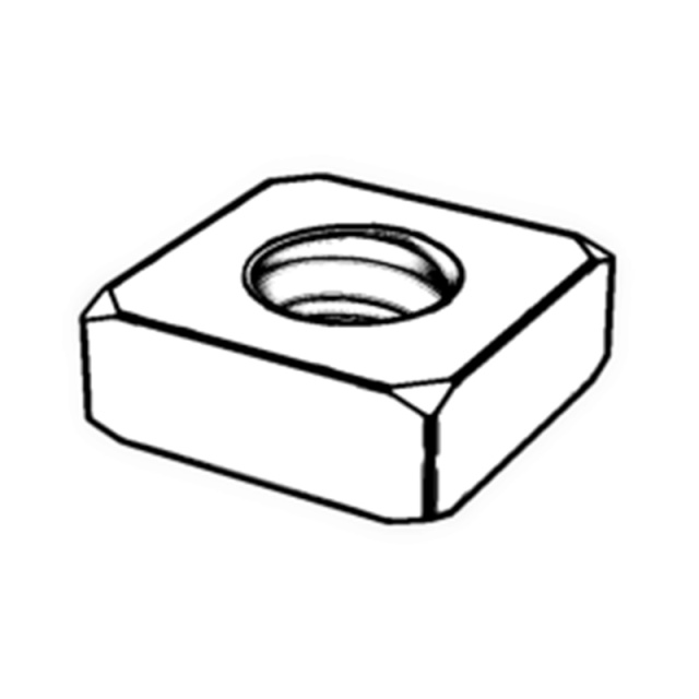 DIN 557 Square Nut Q235 Carbon Steel