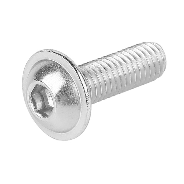 ISO 7380.2 Socket Button Head Screw with Washer M8x28 304 Stainless Steel