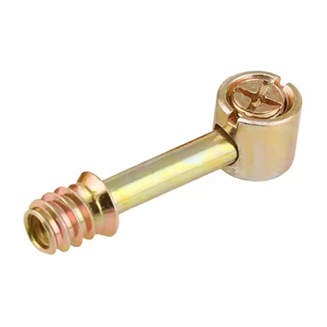 4-in-1 Cam Lock Connector M8x65 Carbon Steel