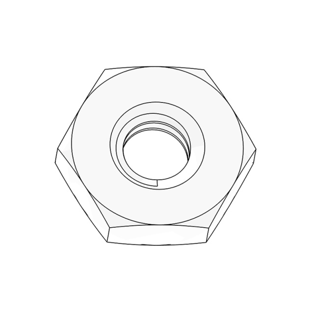 GB 6171 Hex Nut 3/8 Q195 Carbon Steel