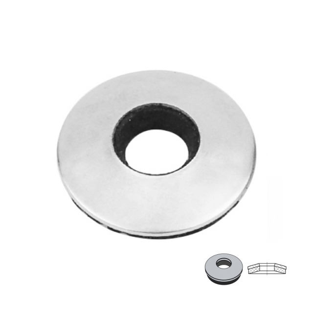 EPDM Bonded Washer Φ6.3 Aluminium + EPDM
