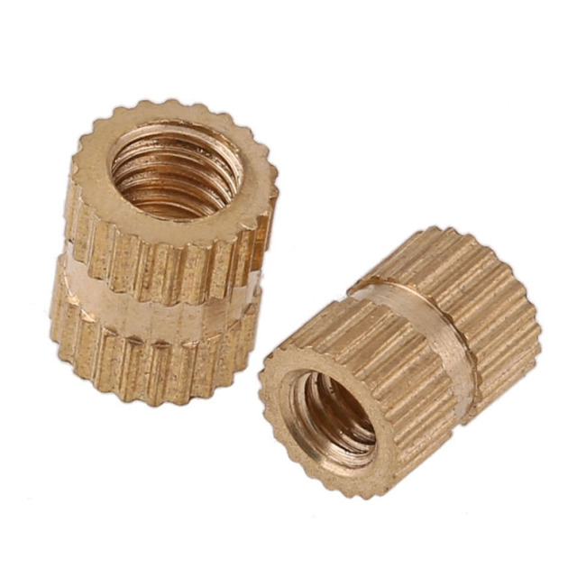 Press-Fit Round Nut M1.6x4 H58 Brass