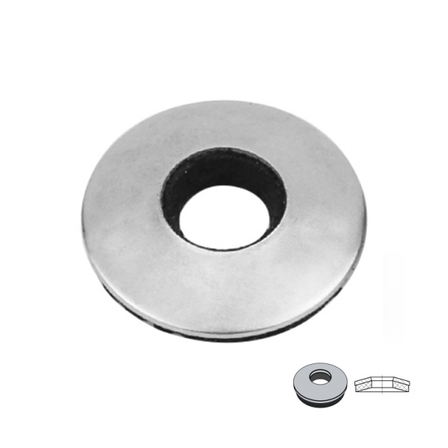 EPDM Bonded Washer Φ10 304 Stainless Steel + EPDM