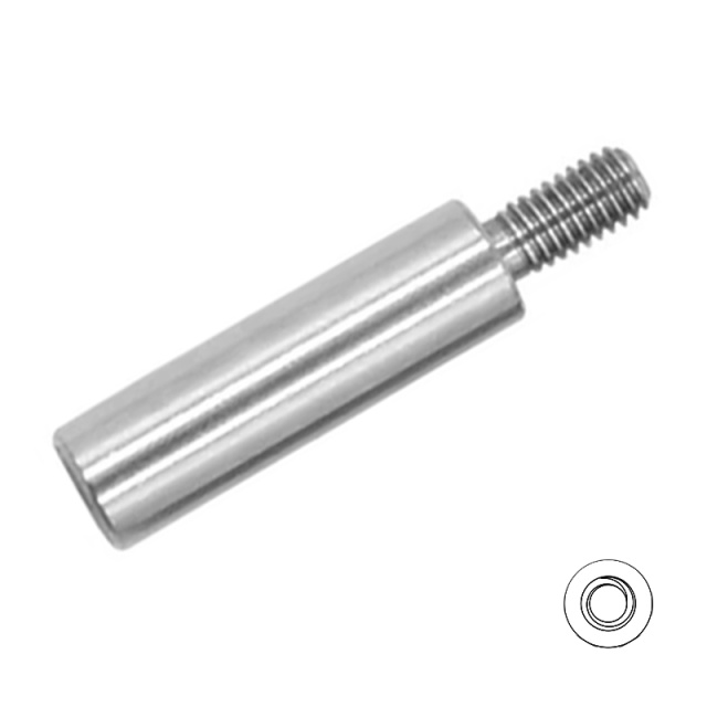 Round Standoff (Male-Female) M2x3 304 Stainless Steel
