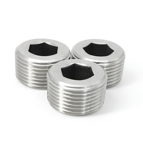 DIN 906 Socket Head Plug G 1" 304 Stainless Steel