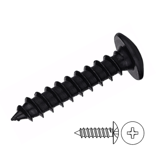 JISB 1122T Cross Recess Truss Head Self-Tapping Screw (TA) M6x50 304 Stainless Steel