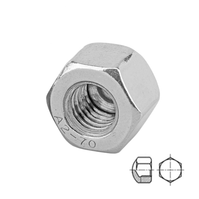 DIN 917 Cap Nut (Low Type) M3 304 Stainless Steel