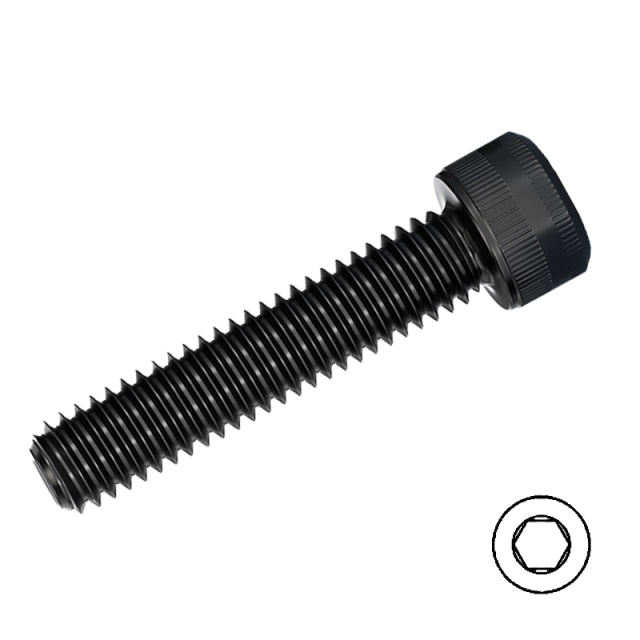 DIN 912 Socket Head Cap Screw M6x12 SCM440 Alloy Steel