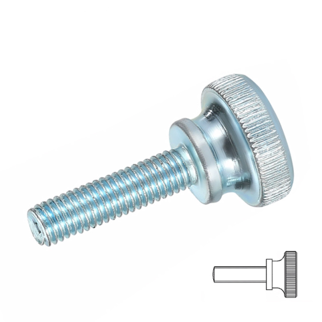 GB 834 Knurled High Head Screw M5x35 1008A Carbon Steel