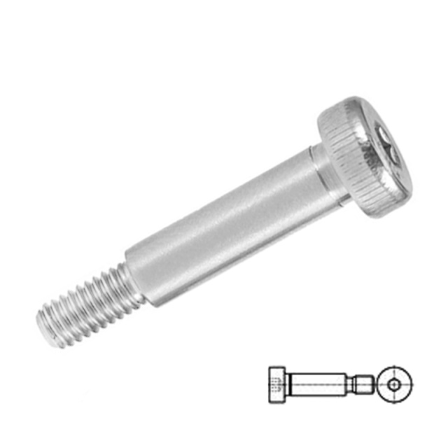 Socket Head Shoulder Screw Φ8.0-M6x150 304 Stainless Steel