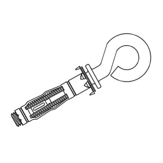 Hollow Wall Anchor with O-Ring M6x65 Q235 Carbon Steel