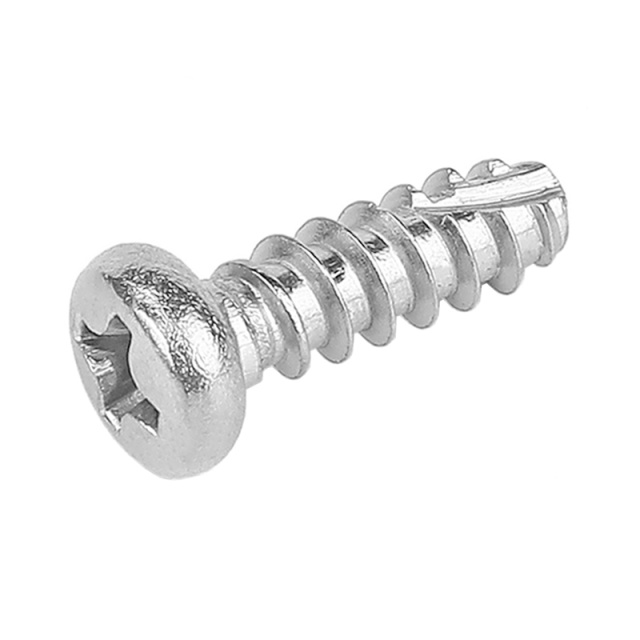 Cross Recess Pan Head Self-Tapping Screw Cut Tail (PT) M2x6 304 Stainless Steel