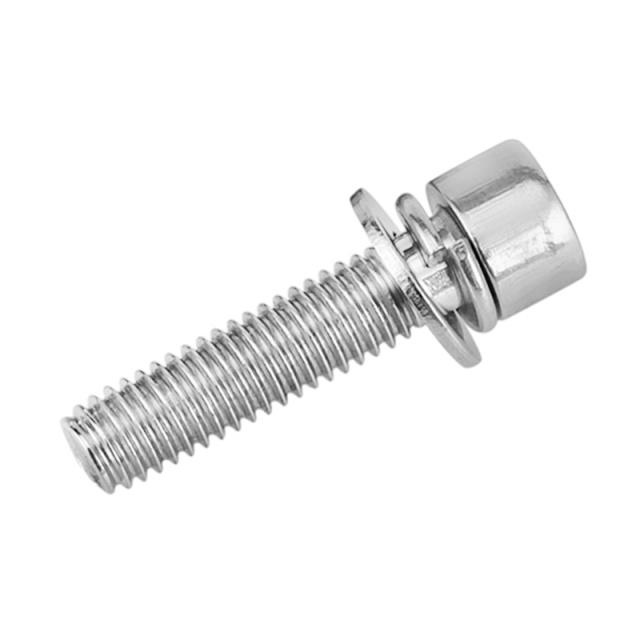 GB70 Socket Screw with Plain & Spring Washers M6x35 304 Stainless Steel