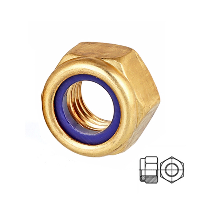 DIN 985 Lock Nut M6 H62 Brass