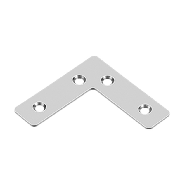 Corner Brace (L Type Flat) 40x40x15x1.5 201 Stainless Steel