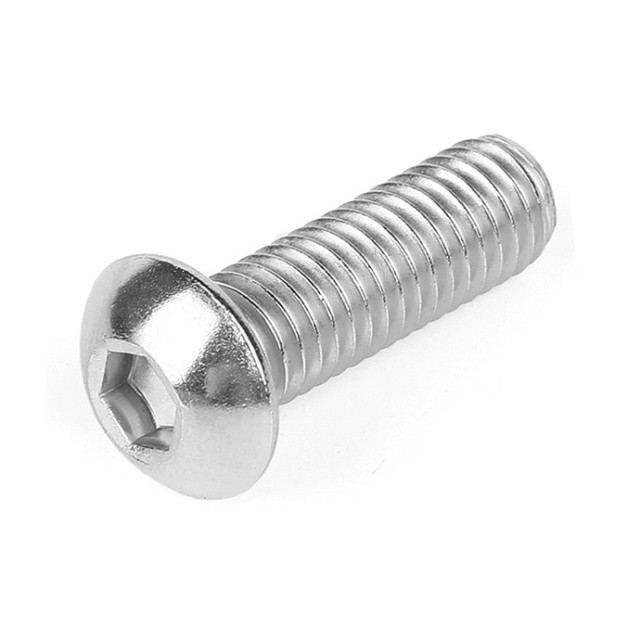 ISO 7380 Button Head Socket Screw M6x8 316 Stainless Steel